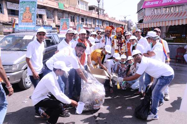  Jodhpur X   jodhpur news X mahaveer Jayanti X mahaveer jayanti in india X mahaveer jayanti celebration X shobhayatra on mahaveer jayanti X mahaveer jayanti rally