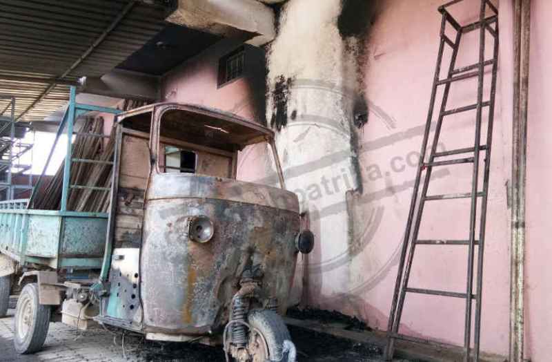 Bhilwara, bhilwara news, Fire in the warehouse of tents in bhilwara, Latest news in bhilwara, Bhilwara News in hindi, Hindi News in bhilwara, Latest hindi news in bhilwara