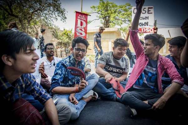 CBSE protest