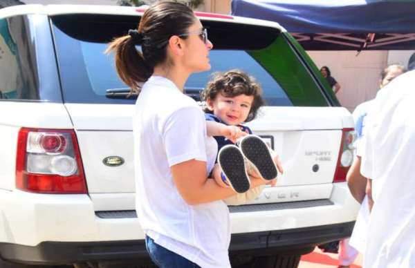 PHOTOS: मीडिया को देखकर पहले जीभ निकाली, फिर जोर-जोर से रोेने लगे तैमूर