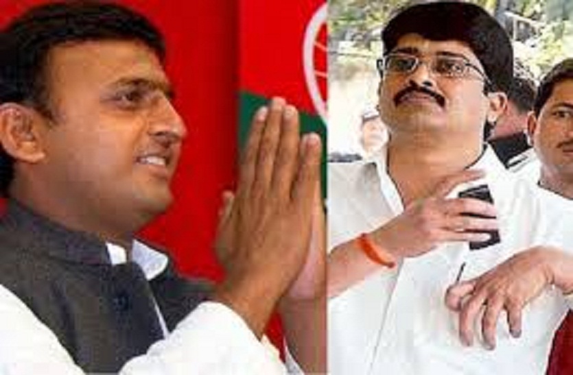 Akhilesh Yadav and Raja Bhaiya