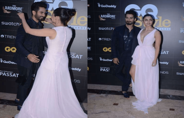 अवॉर्ड फंक्शन में दिखी आलिया-शाहिद की गजब केमिस्ट्री