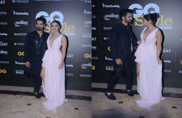 अवॉर्ड फंक्शन में दिखी आलिया-शाहिद की गजब केमिस्ट्री