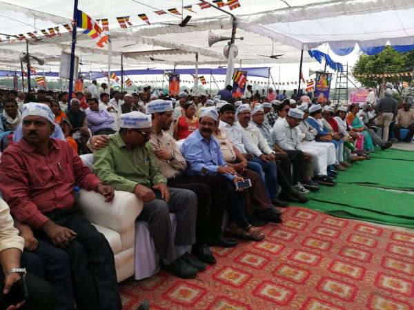 BJP MP Savitri bai phule rally