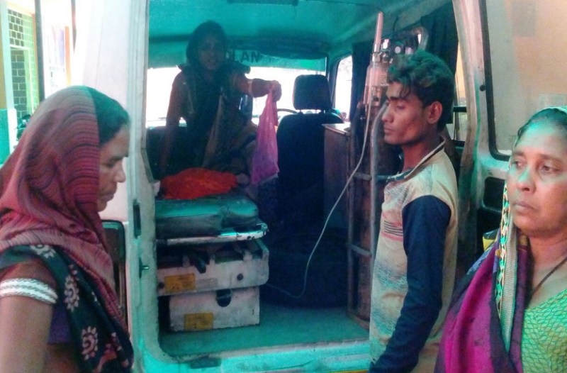 women delivered newborn