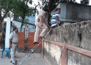 Police on the spot