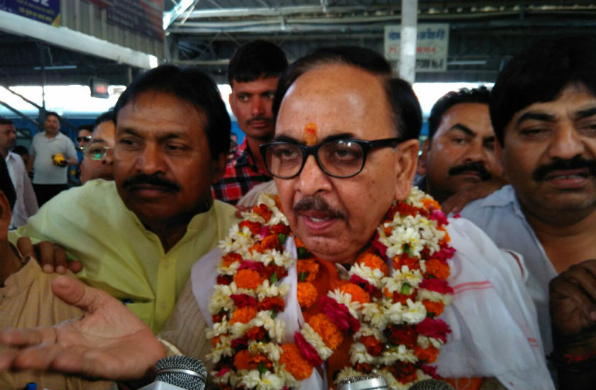 bjp up president mahendra nath pandey, bjp up president, statement, bharat band, Dalit, agra clash, bharat band in agra