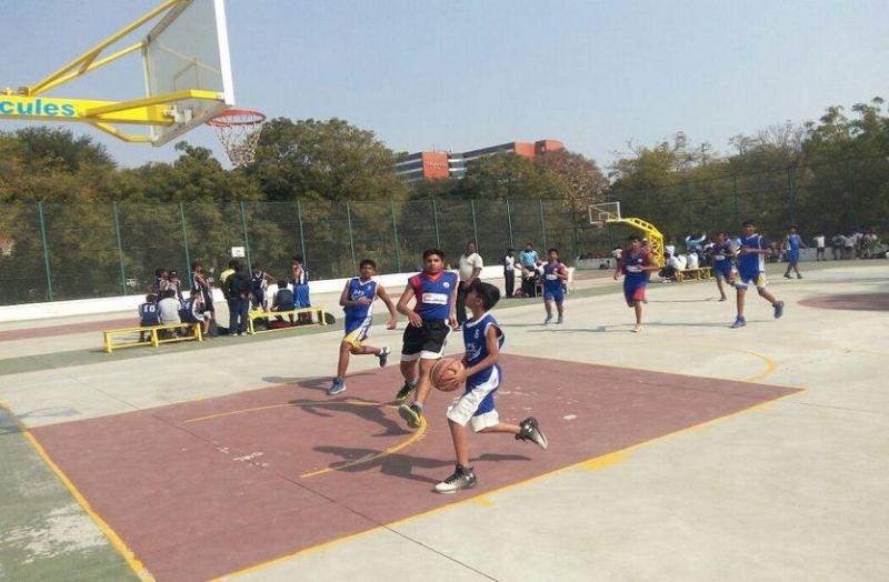 junior basket ball match