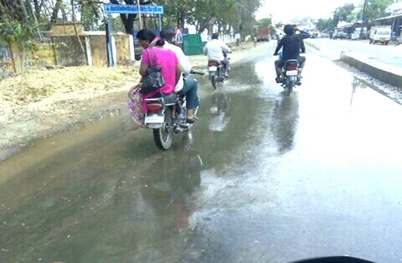 Wasted thousands of liters of water