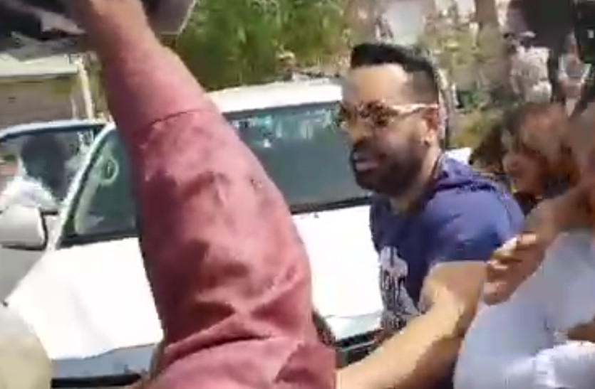 Salman bodyguard Shera misbehaved with media man in Jodhpur