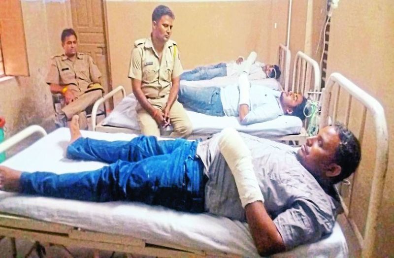 सामान्य चिकित्सालय में भर्ती आरोपित