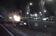 social media,Facebook,police,burning car,video viral,Police department,The burning car,burning car on road,live videos of burning car,