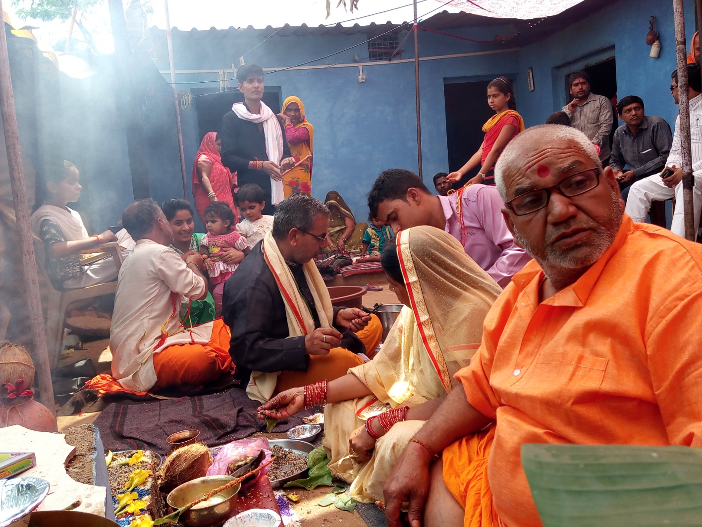 Devotion immersed in juice townspeople