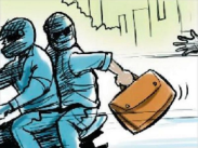 Bikers robbed to trader