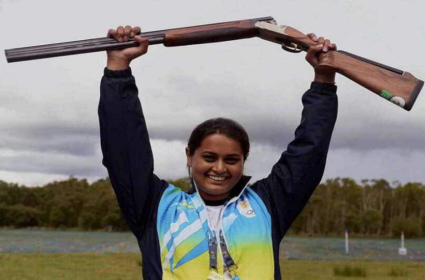 Shreyasi singh wins Gold in Double Trap in CWG 2018 Shooting event