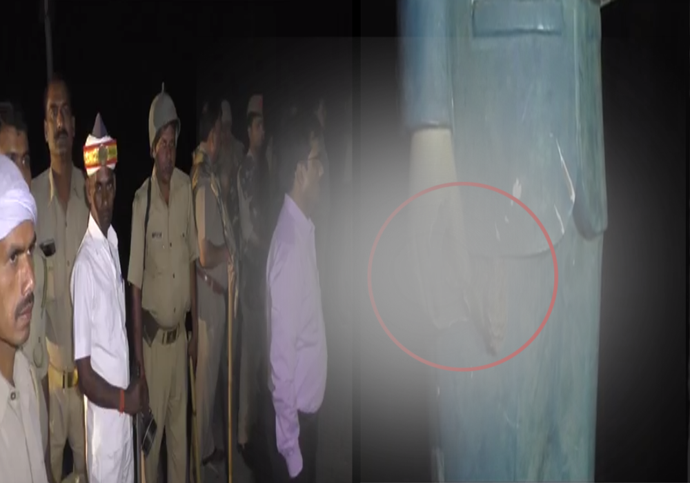 DR Bhimrao Ambedkar statue broken in Barabanki UP hindi news
