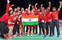 INDIAN BADMINTON TEAM 