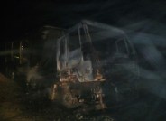 Fire in trailer