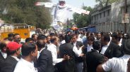 advocate strike in jabalpur and protest against sidhi police,lawyer strike tomorrow,lawyer strike today,lawyer strike in jabalpur district court,MP High Court,advocate in jabalpur,Lawyers strike, police charged severely,Jabalpur,