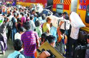 Train to rush ahead of wake up