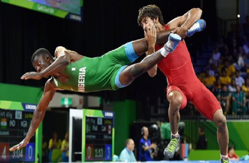 Bajrang Punia wins Gold medal in men's 65 kg freestyle wrestling