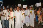 Photo Gallery : जिला कांग्रेस ने टीपी नगर चौक तक निकाला कैण्डल मार्च