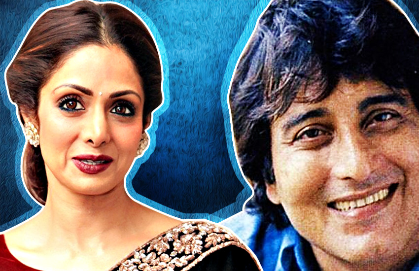 VINOD KHANA AND SHRIDEVI