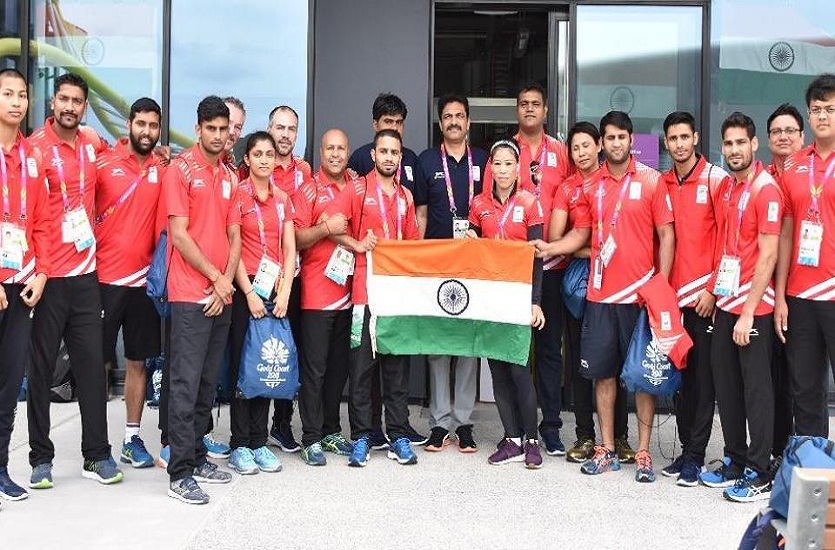 today Indian boxers won 3 gold and 3 silvers medals in CWG games