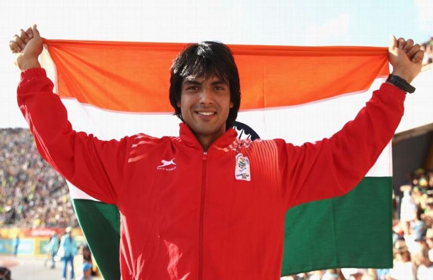 NEERAJ CHOPRA WINS FIRST GOLD FOR INDIA IN ATHLETICS IN CWG 2018