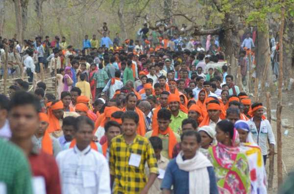 crowd for PM modi program