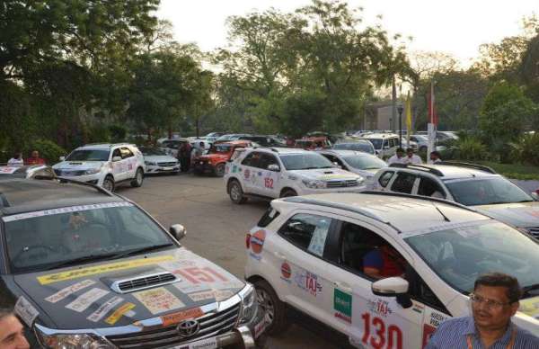 agra taj car rally