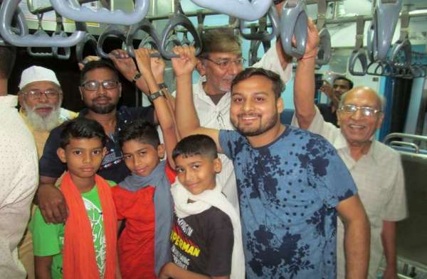 Travelers shared their happiness