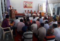 समदड़ी में आयोजित परशुराम जयंती कार्यक्रम में उपस्थित लोग।