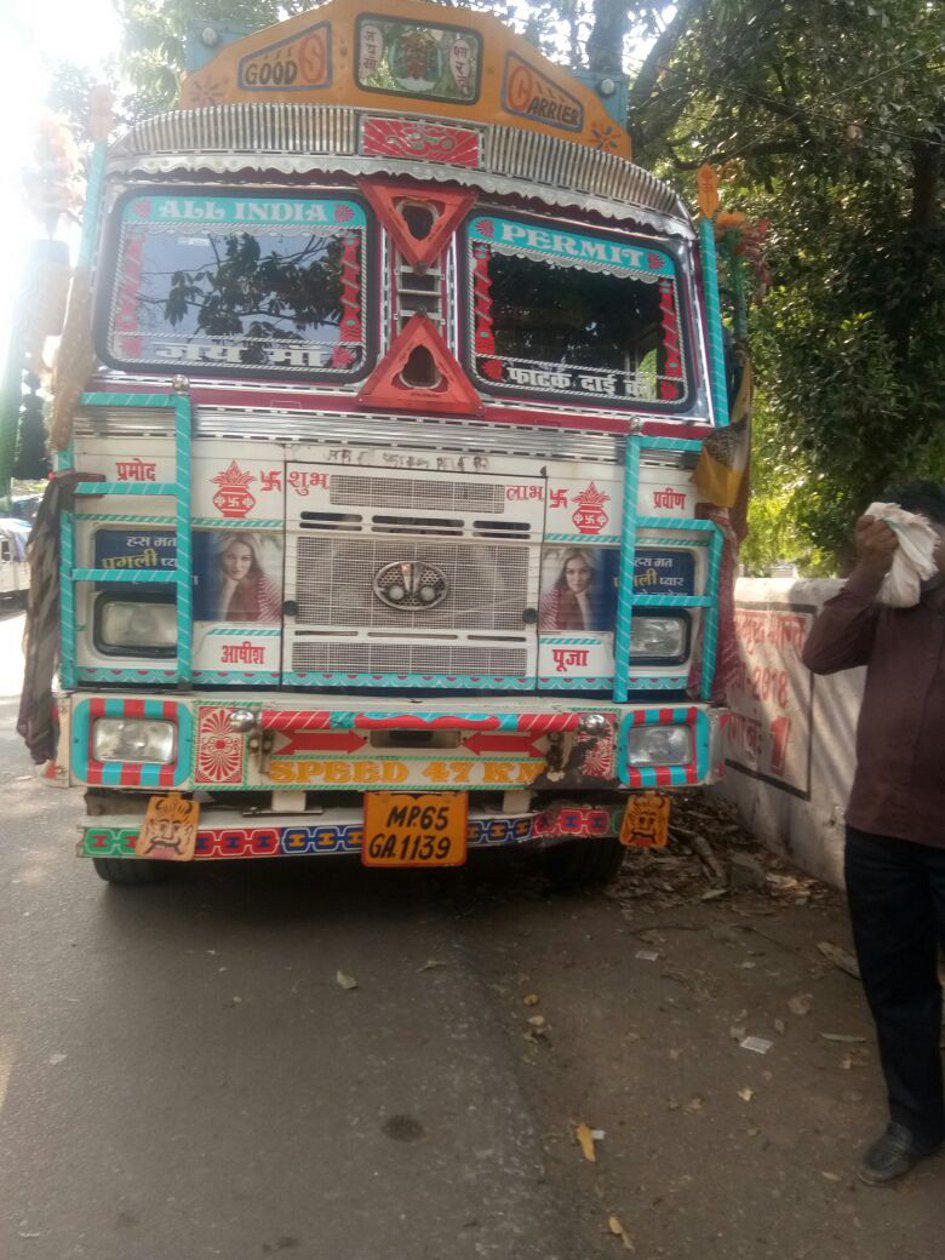 The man who was hit by truck crushed to death
