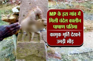 chandel sculpture found in Panna