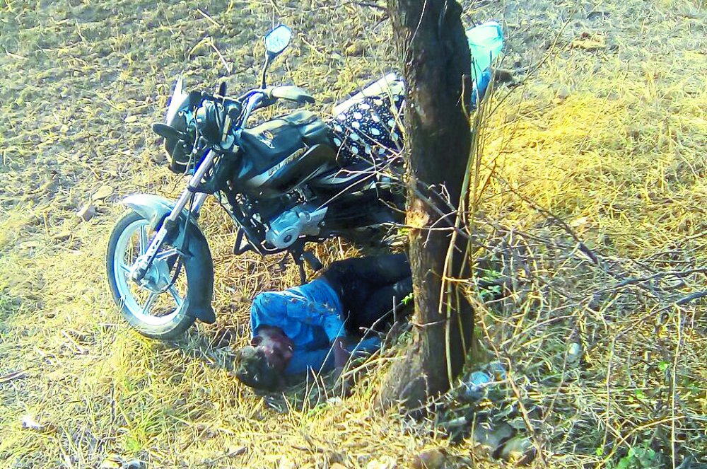 Panna road accident Death of three youths