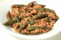 Stuffed bhindi paneer