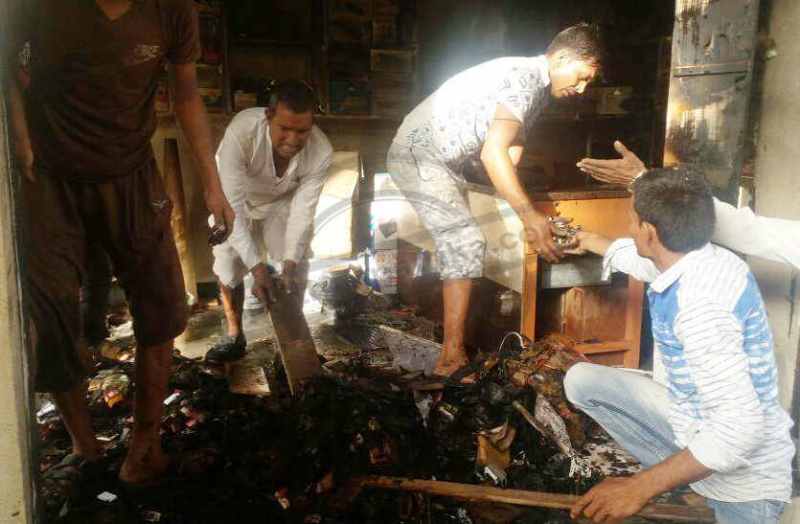 Bhilwara, bhilwara news, Fire in electronic shop in bhilwara, Latest news in bhilwara, Bhilwara News in hindi, Hindi News in bhilwara, Latest hindi news in bhilwara
