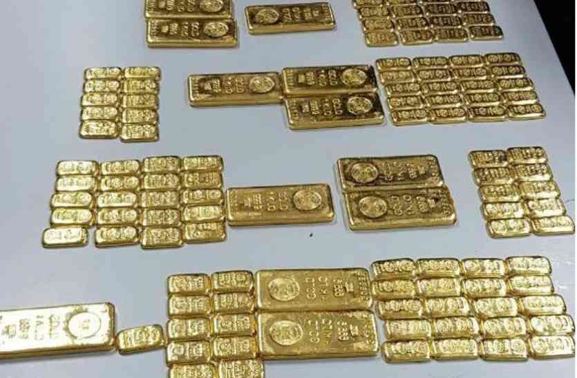 Gold worth 2.5 crore siezed at chennai airport