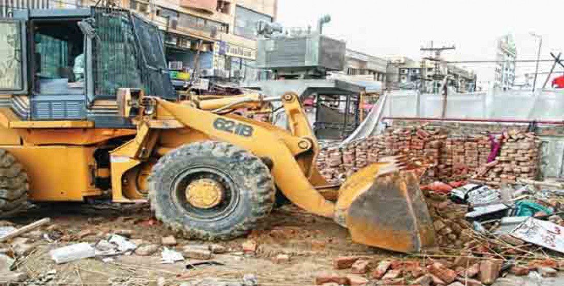 illegal mining and construction work in udaipur