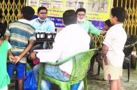 गांव में १० जगह लिया गया पानी का सेंपल, टेस्ट के लिए भेजा गया