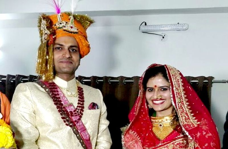 rajput-groom-bride-unique-example-for-refuse-dowry-in-wedding-sikar