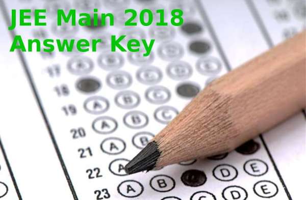 JEE Main 2018 Answer Key