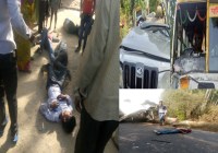 Four killed in road accident Unnao UP news