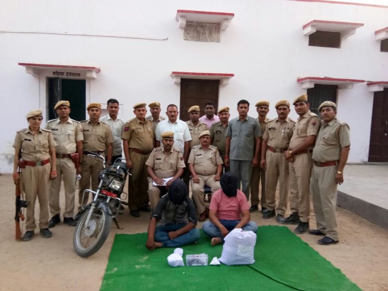 सेड़वा पुलिस की गिरफ्त में लूट के आरोपित