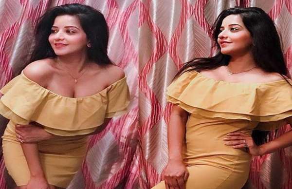 भोजपुरी एक्ट्रेस मोनालिसा ने लाल गाउन में डाली ऐसी तस्वीर, इंस्टाग्राम यूजर्स करने लगे गालीगलौच