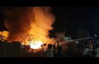 vidisha news, patrika news, patrika bhopal, fire, shaadi, marrige garden, vidisha aag, 