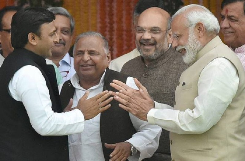 post against BJP MP Nilam Sonkar on social media in mulaym singh area