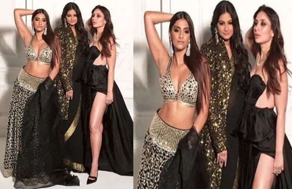 PHOTOSHOOT: काले रंग के लिबास में दिखीं 'वीरे दी वेडिंग' की गर्ल गेंग, हॅाट आउटफिट में बिखेरा जलवा