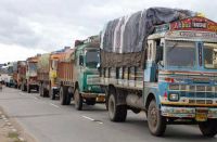 Overload vehicles passing easily from highway in alwar